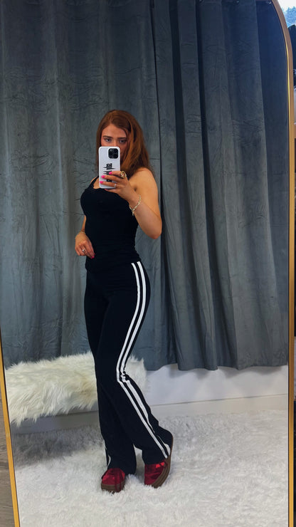 Domi Double Stripe Yoga Pants