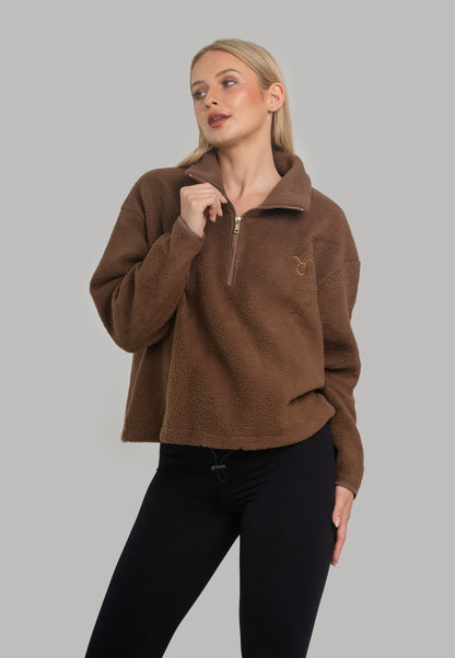 Katie Mystique Fleece Brown