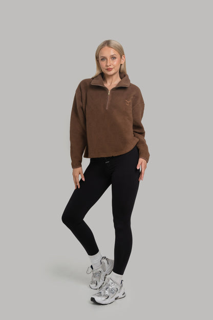 Katie Mystique Fleece Brown