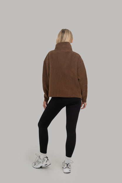 Katie Mystique Fleece Brown