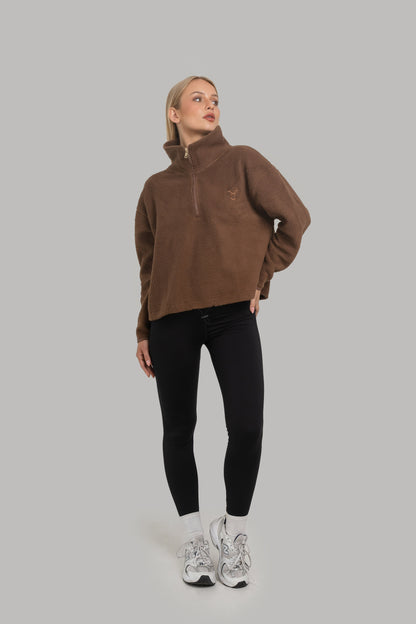 Katie Mystique Fleece Brown