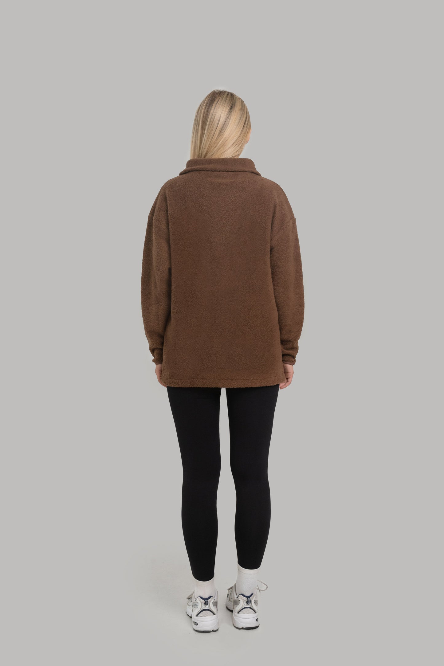 Chloe Luna Long Fleece Brown